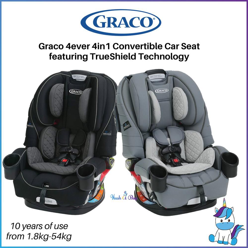 Graco 4Ever 4-in-1 Car Seat featuring TrueShield Technology 