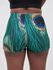 Zoya Athleisure Hot Pants - Peacock Print