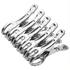 6 Large Stainless Steel Clips For Clothes And Multiple Uses