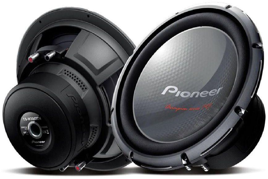 Pioneer 2000 WATTS 12 INCH POWERFUL DOUBLE COIL BASS SUBWOOFER