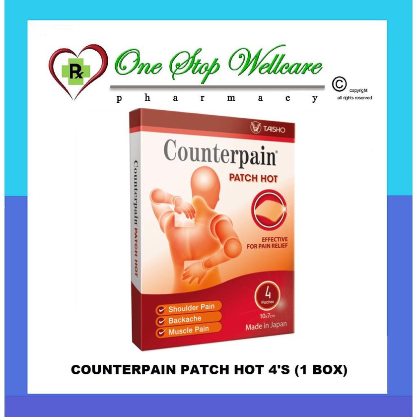 Counterpain Patch Hot 4'S (Pack of 1)