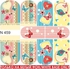 Magenta Nails 1 Sheet Of Birds, Butterflies &Hearts N.A.D.Stickers -N459