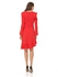 Miss Sixty Red Gafna Dress With Asymmetric Skirt For Women