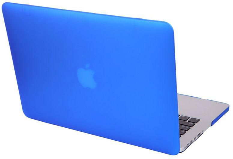 Ozone Rubberized Hard Case Cover For Apple MacBook Pro 15 Inch A1286  - Blue