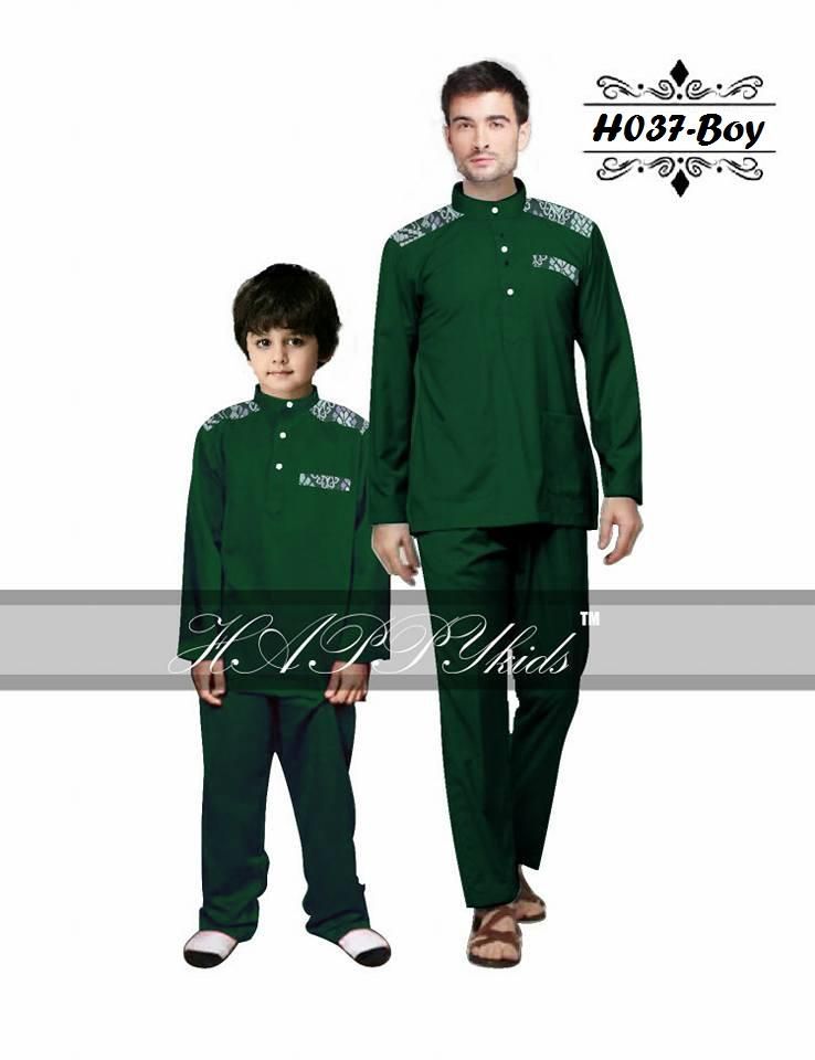 Groboc Happykids Songket Exclusive H037 Boy - 3 Sizes (Green)