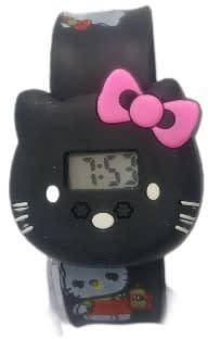 Digital Watch - Hello Kitty Cartoon Character  - Black