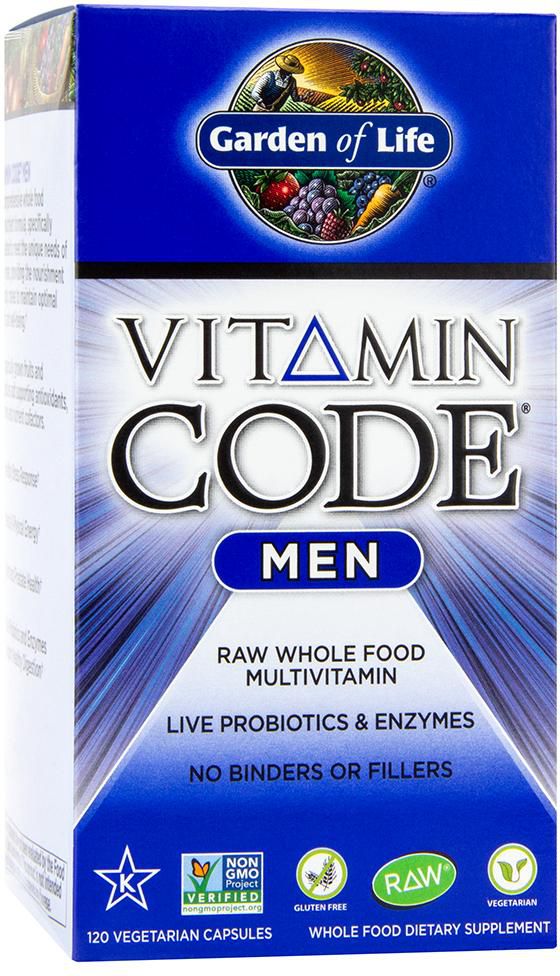 VITAMIN CODE RAW MULTIVITAMIN for Men 120 Vegetarian Capsules