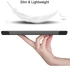 جراب لهاتف Amazon Fire HD 8 / 8 Plus 2020 رفيع ذكي بحامل تلقائي للنوم / الاستيقاظ ثلاثي الطي من الجلد الصناعي - رمادي