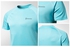 Tesla Mens Lightweight HyperDri Cool T Shirt Running Short Sleeve Top MTS03 - Sky Blue / WHITE