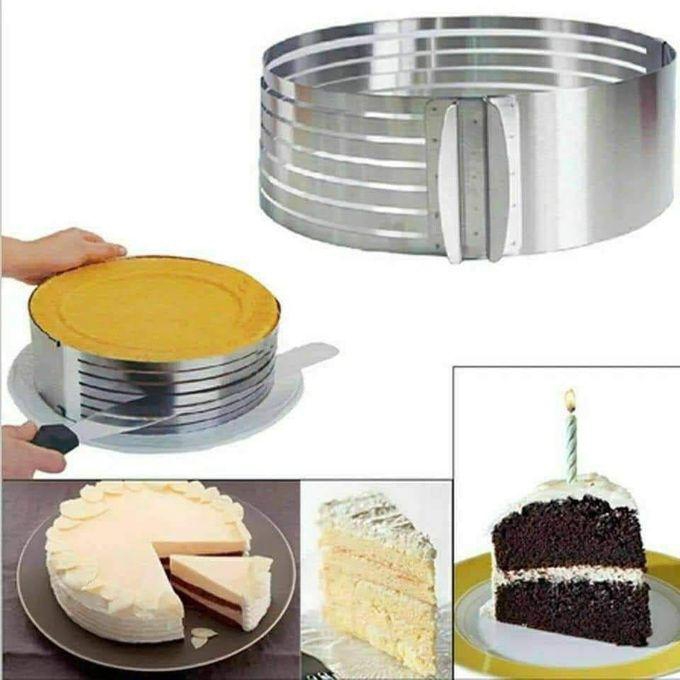 Cake Slicer Stainless Steel Adjustable Circular Layered Baking Tool Kit