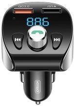 Joyroom Car Charger QC3 with MP3 Player Bluetooth and FM Transmitter 18W JR-CL02 - Black