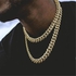 Fashion Iced Out Miami Cuban Chain Link Choker HipHop Gold
