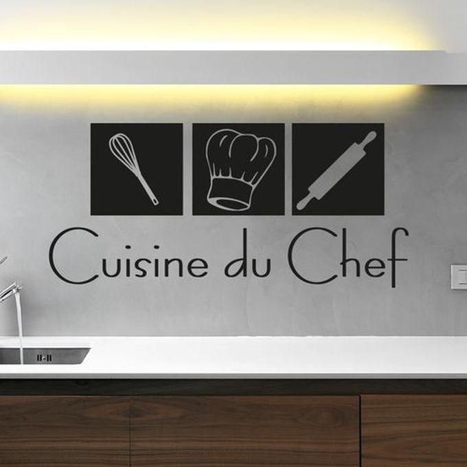 Decorative Wall Sticker - Cuisine Du Chef