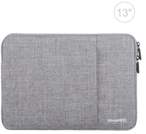 Generic HAWEEL 13.0 inch Sleeve Case Zipper Briefcase Laptop Carrying Bag, Forbook, Samsung, Lenovo, Sony, DELL Alienware, CHUWI, ASUS, HP, 13 inch and Below Laptops(Grey)