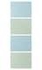 MEHAMN 4 ألواح لهيكل باب إنزلاقي, مظهر سنديان مصبوغ أبيض/أبيض, ‎75x236 سم‏ - IKEA