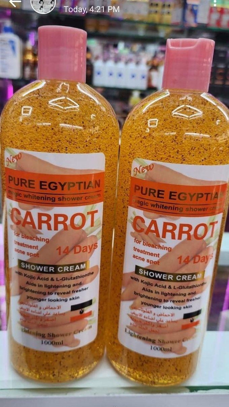 Pure Egyptian Magic Carrot Whitening Shower Gel - 1000ml