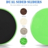 Exercise Sliders Gliding Discs - Dual Sided - Green