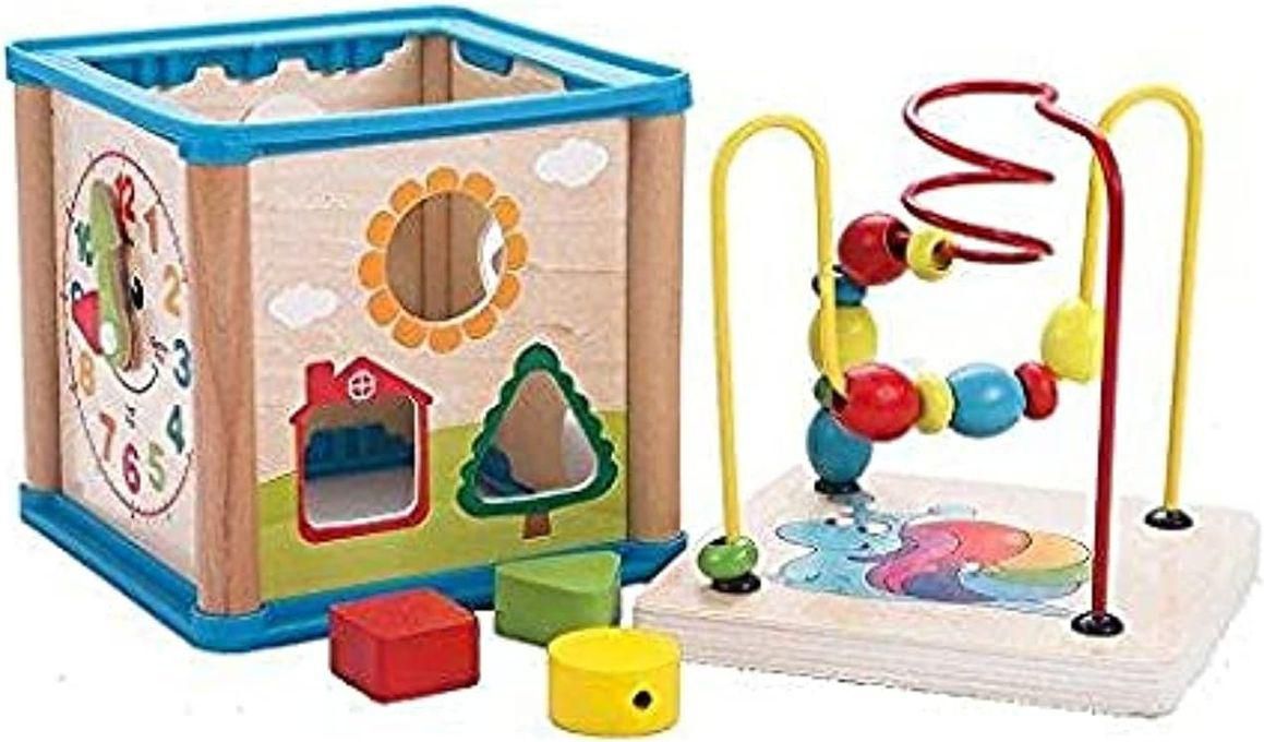 Toys My First Bead Maze Roller Coaster Multifunctional Wooden Activity