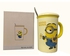 Memories Maker Minion Mug with Cover & Spoon