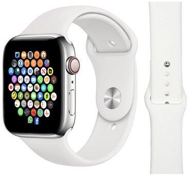 Smart Watch With Health Fitness Tracker And Heart Rate Monitor White
