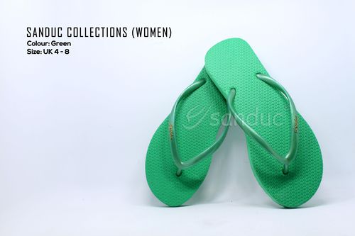 Sanduc Casual Women Flip Flops Slipper Sandal (Green)