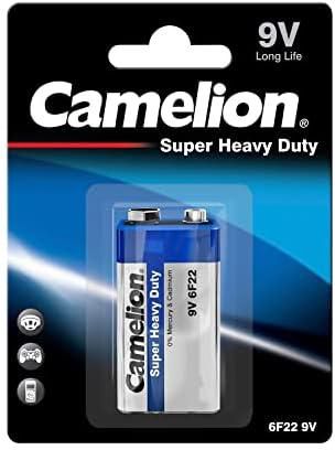 Camelion 10200122 6F22 9 V Super Heavy Duty Battery