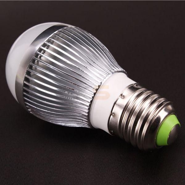 E27 3W 270 Lumen High Power White LED Light Bulb 6X5730 AC85-265V 6000K Bulb