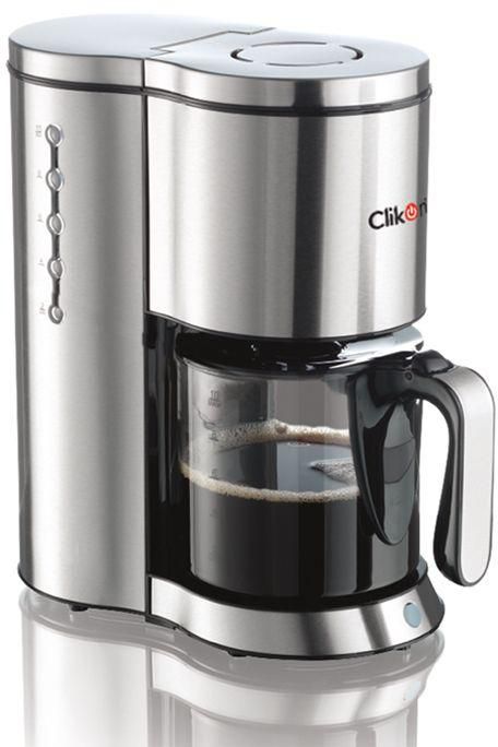 Clikon Single Serve Coffe Maker - Silver, CK2273
