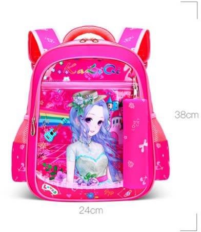 Lightweight Princess School Bag - Pink