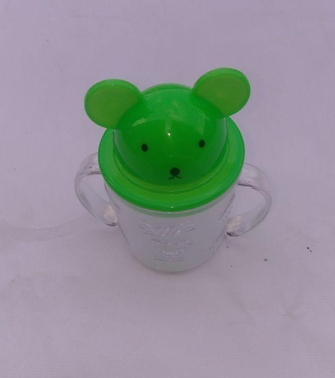 Baby Sippy Cup With Adjustable Cover -green