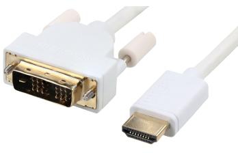 Promate HDMI to DVI Adapter Cable White