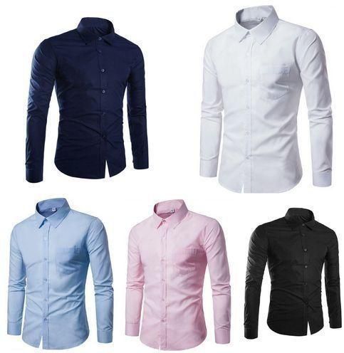 5 Pairs Of Quality And Classy Men Shirts - Multi-Colored