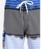 Activ Striped Shorts - Navy Blue & Blue