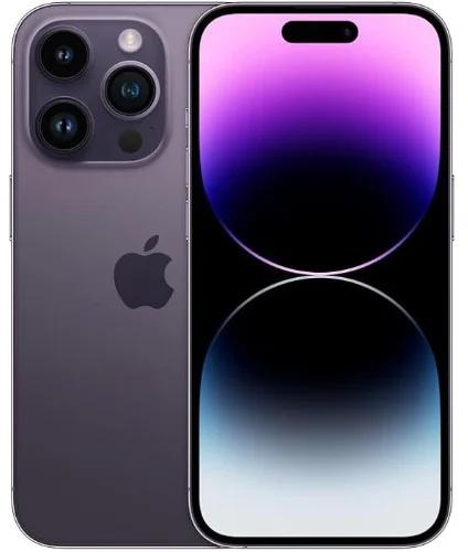 iPhone 14 Pro 5g 6.1" 128GB Nano-sim - 3200mah - Purple- Renewed
