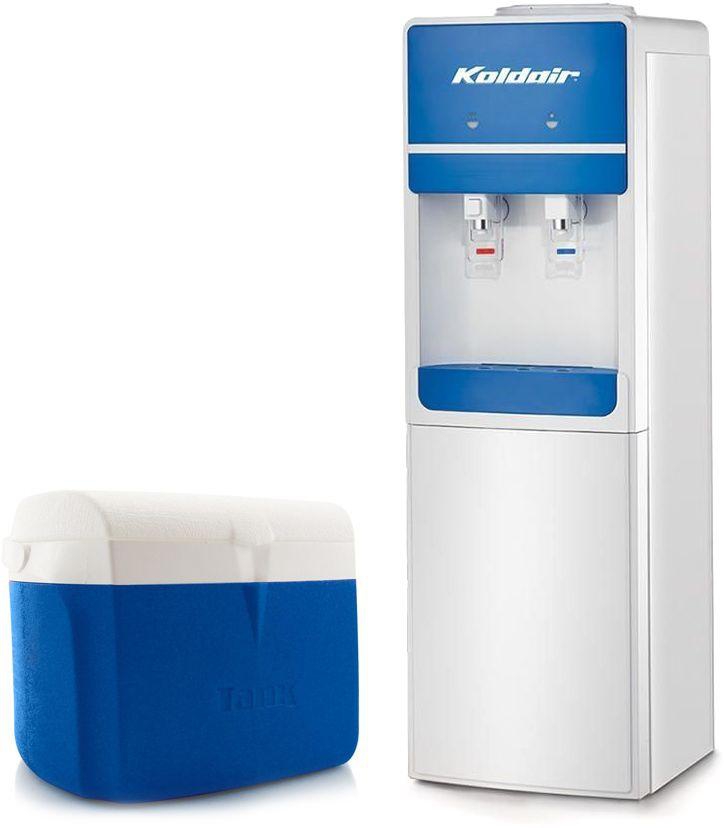 Koldair KWD-M08LW/B Water Dispenser, White Blue With Tank Ice Box 10 Liter