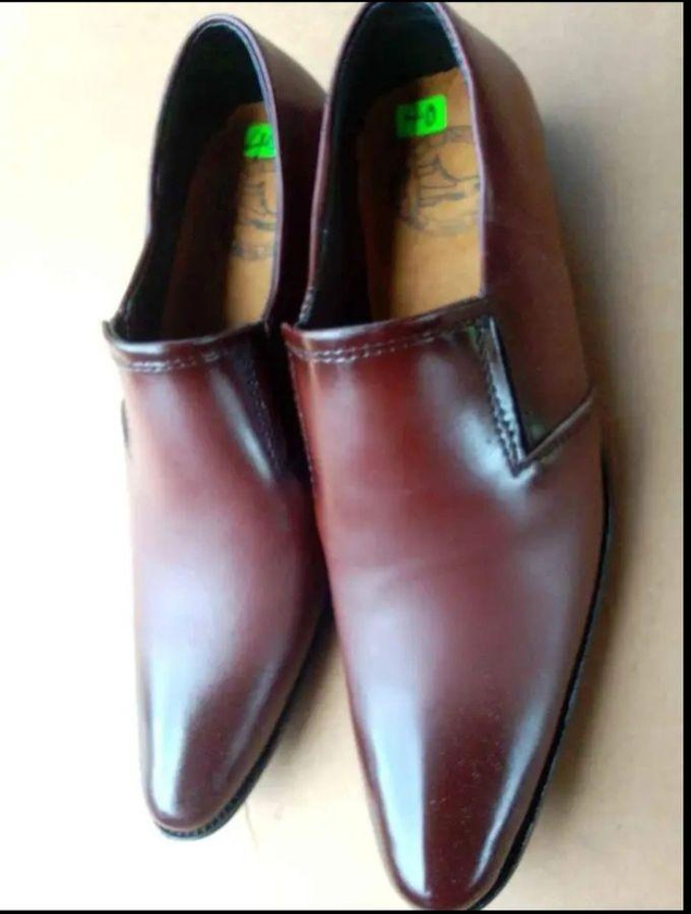 Fashion Mens Official Ethiopian Leather Shoes Brown