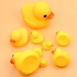 Baby Bath Toys for Newborn 0-12 Month Gift Bathroom Rubber Large Yellow Duck Bathing Playing Water Kawaii Squeeze Float Ducks 3pcs