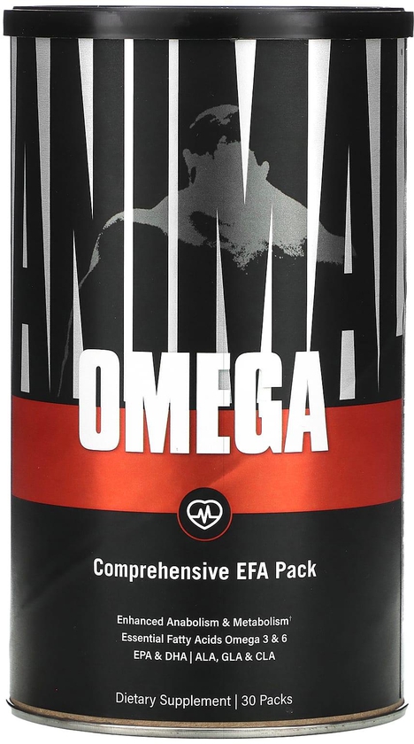 Animal‏, أوميجا، مجموعة من الأحماض الدهنية الأساسية (EFA)، 30 كيسًا