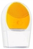 Ultrasonic Silicone Facial Cleanser Brush Yellow