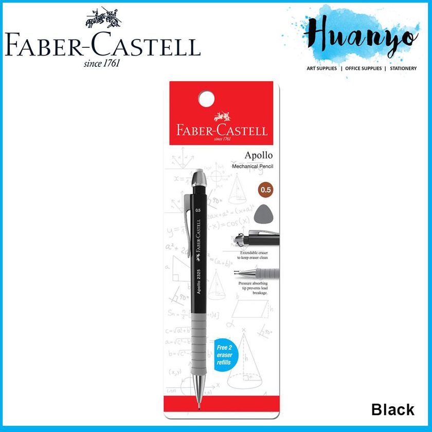 Faber-Castell Apollo Tri Soft Grip Mechanical Pencil 2325 (0.5MM / 0.7MM)
