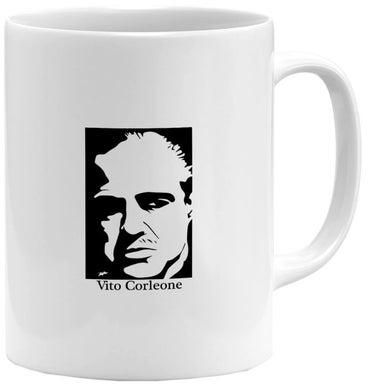 Vito Corleone Printed Coffee Mug White/Black 11ounce