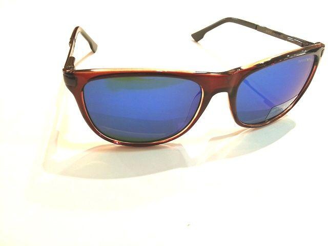 نظارات شمسية للجنسين لون بني داكن وازرق‫(EA9732)