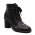 Women's Chunky Heel Metal Rivets Ankle Boots