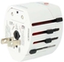 SKROSS World Adapter EVO with USB Charger - White