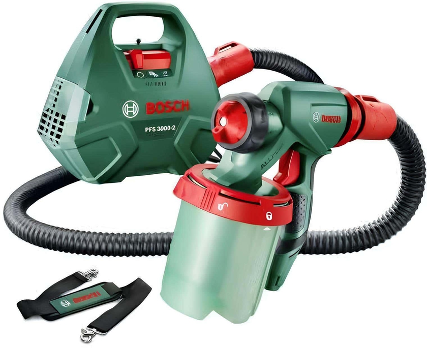 Get Bosch Pfs3000 Paint Sprayer, 650 Watt - Green Red with best offers | Raneen.com