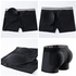Zyxdk Mens Padded Backside Enhancer Underwear Sexy Mesh Breathable Boxer Briefs with Hip Pad Shorts, Removable, M-2XL (Color : Black, Size : M)