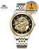 Tevise Executive Mechanical Men's Watch- Silver and Gold