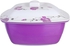 Get Almohandes Melamine Dinner Set, 38 Pieces - White Mauve with best offers | Raneen.com