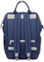 Mummy Bag Large Shoulder Messenger Crossbody Bag Diaper Bag Tote Bag Blue