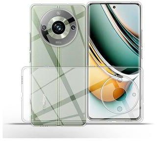 Case Compatible with Realme 11 Pro / 11 Pro+ Plus 5G Case Crystal Clear Soft TPU Gel Case Flexible Silicone Anti-Scratch Camera Protection Transparent TPU Cover - Clear